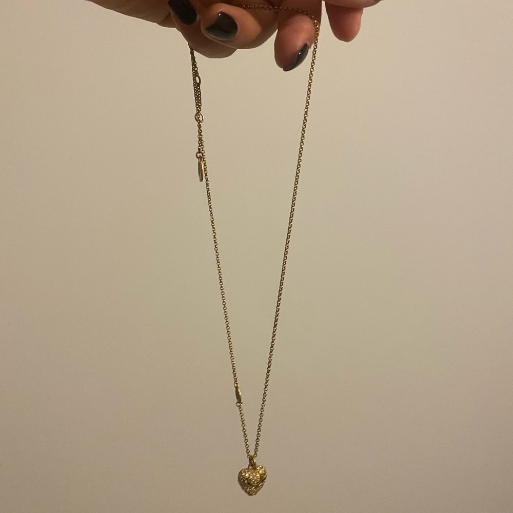 Juicy Couture heart necklace